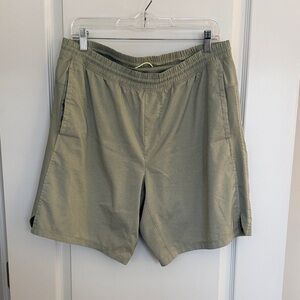 All in Motion Men's Sage Green Athletic Shorts